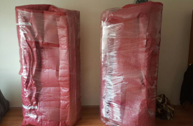 kırmızı patpatlı dolaplar